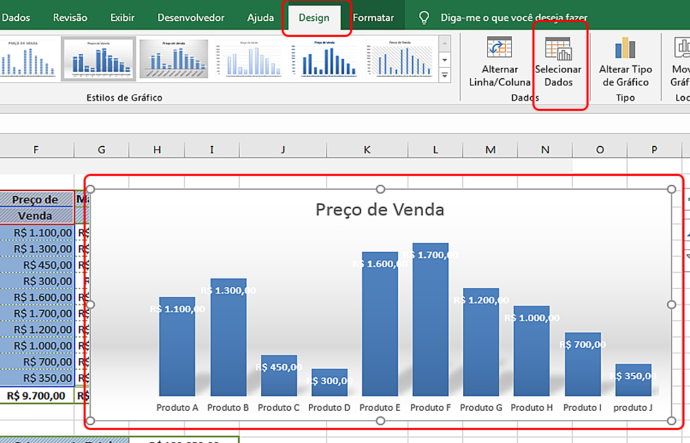 Aprenda a criar gráficos no Excel