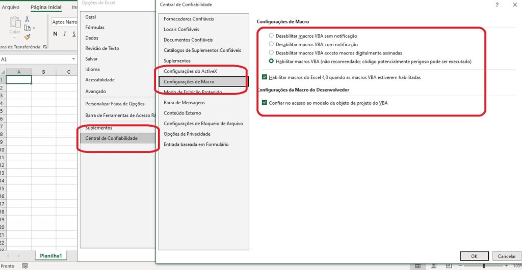 Como colocar uma tela de login no Excel