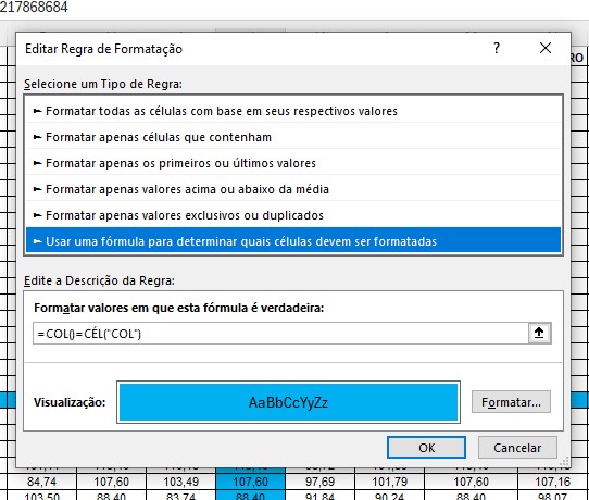 Formatação condicional no Excel - Passo a passo